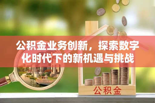 淳安公积金业务创新，探索数字化时代下的新机遇与挑战