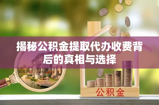 淳安揭秘公积金提取代办收费背后的真相与选择