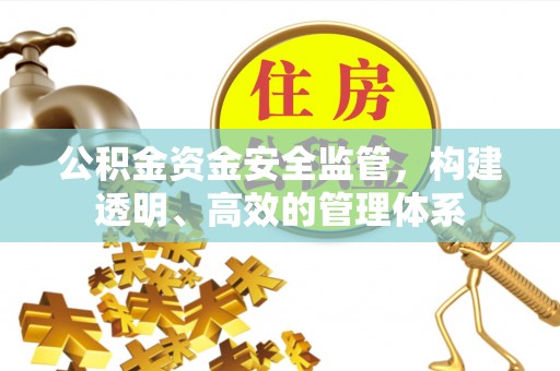 淳安公积金资金安全监管，构建透明、高效的管理体系