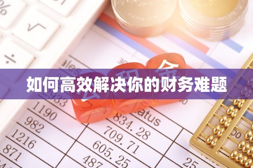 淳安如何高效解决你的财务难题