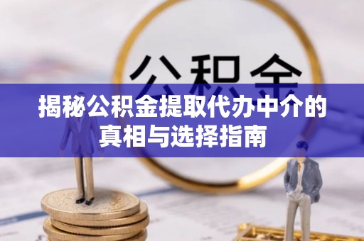 淳安揭秘公积金提取代办中介的真相与选择指南