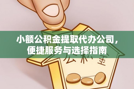 淳安小额公积金提取代办公司，便捷服务与选择指南