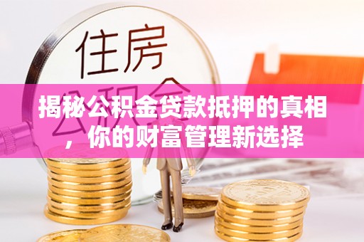 淳安揭秘公积金贷款抵押的真相，你的财富管理新选择