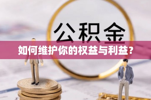 淳安如何维护你的权益与利益？